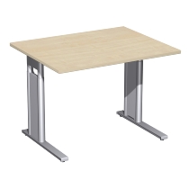Schreibtisch 6471XX C-Fuß PRO rechteckig höhenverstellbar