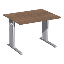 Schreibtisch 6471XX C-Fuß PRO rechteckig höhenverstellbar