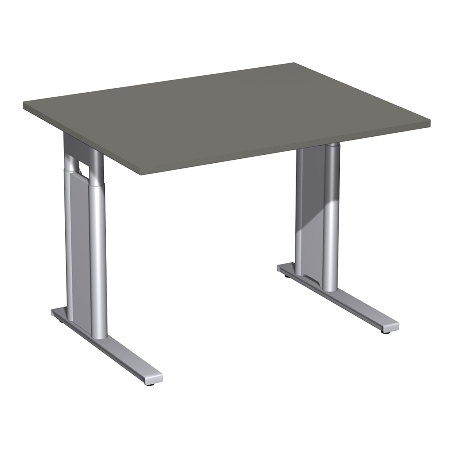 Schreibtisch 6471XX C-Fuß PRO rechteckig höhenverstellbar