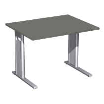 Schreibtisch 6471XX C-Fuß PRO rechteckig höhenverstellbar