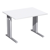 Schreibtisch 6471XX C-Fuß PRO rechteckig höhenverstellbar