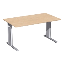 Schreibtisch 6471XX C-Fuß PRO rechteckig höhenverstellbar