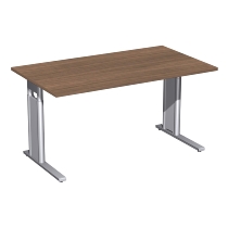 Schreibtisch 6471XX C-Fuß PRO rechteckig höhenverstellbar