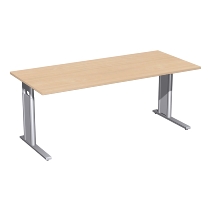 Schreibtisch 6471XX C-Fuß PRO rechteckig höhenverstellbar