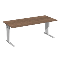 Schreibtisch 6471XX C-Fuß PRO rechteckig höhenverstellbar