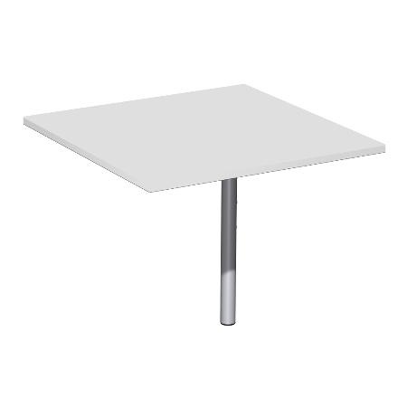 Geramöbel Verkettungsplatte 657108 4-Fuß PRO Viertelkreis 90° Tiefe 80x80cm Ahorn