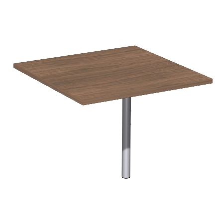 Geramöbel Verkettungsplatte 657108 4-Fuß PRO Viertelkreis 90° Tiefe 80x80cm Ahorn