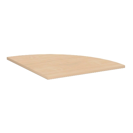 Geramöbel Verkettungsplatte 657108 4-Fuß PRO Viertelkreis 90° Tiefe 80x80cm Ahorn