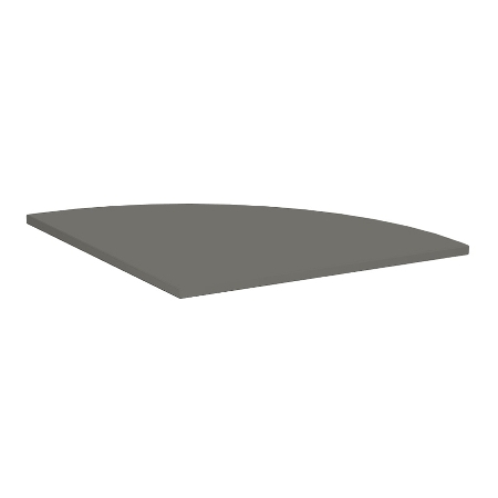 Geramöbel Verkettungsplatte 657108 4-Fuß PRO Viertelkreis 90° Tiefe 80x80cm Ahorn
