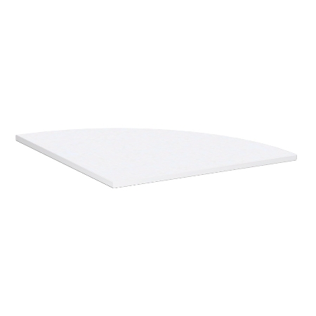 Geramöbel Verkettungsplatte 657108 4-Fuß PRO Viertelkreis 90° Tiefe 80x80cm Ahorn