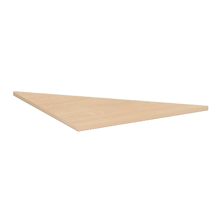 Geramöbel Verkettungsplatte 657108 4-Fuß PRO Viertelkreis 90° Tiefe 80x80cm Ahorn
