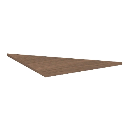 Geramöbel Verkettungsplatte 657108 4-Fuß PRO Viertelkreis 90° Tiefe 80x80cm Ahorn