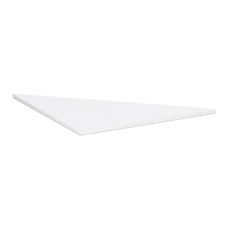 Geramöbel Verkettungsplatte 657108 4-Fuß PRO Viertelkreis 90° Tiefe 80x80cm Ahorn