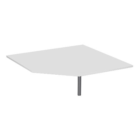 Geramöbel Verkettungsplatte 657108 4-Fuß PRO Viertelkreis 90° Tiefe 80x80cm Ahorn