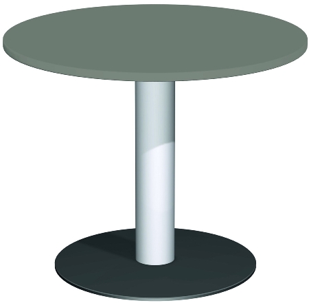 Geramöbel 710201 Besprechungstisch Kreisform Tellerfuß feste Höhe (ØxH) 900x720mm Ahorn