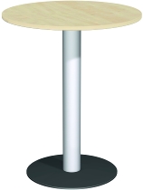 Geramöbel 710700 Besprechungstisch Kreisform Tellerfuß feste Höhe (ØxH) 900x1100mm Ahorn