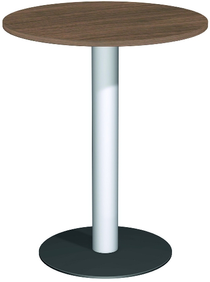 Geramöbel 710700 Besprechungstisch Kreisform Tellerfuß feste Höhe (ØxH) 900x1100mm Buche
