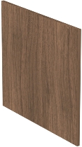 Geramöbel Seitenabschlussblende 830600 zum Thekenelement für Tischtiefe 800mm Weiß