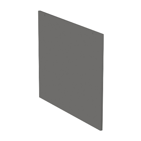 Geramöbel Seitenabschlussblende 830600 zum Thekenelement für Tischtiefe 800mm Weiß
