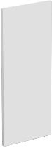 Geramöbel Designblende 830605 für Thekenelement (HxB) 812x320mm Weiß