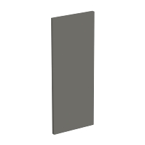 Geramöbel Designblende 830605 für Thekenelement (HxB) 812x320mm Weiß