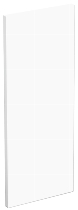 Geramöbel Designblende 830605 für Thekenelement (HxB) 812x320mm Weiß