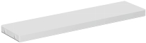 Geramöbel Taschenablage 830607 für Thekenelement (BxT) 500x120mm Lichtgrau