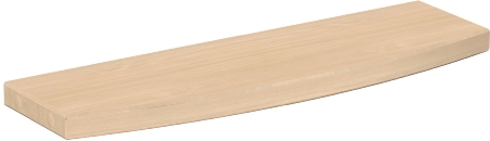 Geramöbel Taschenablage 830609 vorne gerundet für Thekenelement (BxT) 500x150mm Ahorn