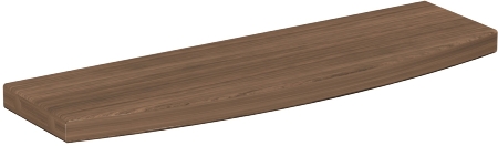 Geramöbel Taschenablage 830609 vorne gerundet für Thekenelement (BxT) 500x150mm Ahorn