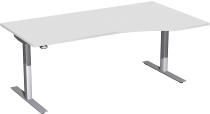 Geramöbel Elektro-Hubtisch 08F1811 PC Freiformtisch Elektro Flex elektr. Höhenverstellung 650-1250mm