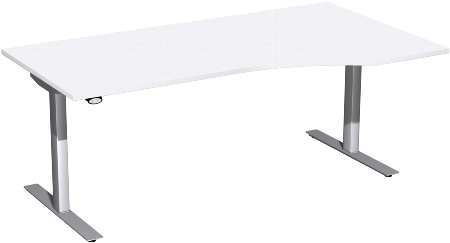 Geramöbel Elektro-Hubtisch 08F1811 PC Freiformtisch Elektro Flex elektr. Höhenverstellung 650-1250mm