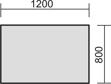 Geramöbel Elevate PLUS el Elektro-Hubtisch Höhe 63-128 cm 08K1808 (BxT) 180 x 80 cm Lichtgrau/Silber