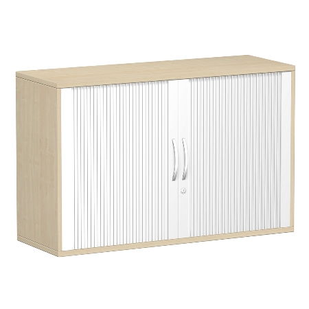 Geramöbel Anstell-Querrolladenschrank Schreibtischhöhe 3XX110 2OH abschließbar