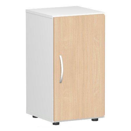 Geramöbel Flügeltürenschrank 342100-BB Flex Aktenschrank 2OH mit Standfüßen (BxTxH) 40 x 42 x 75,2 cm Buche