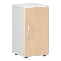 Geramöbel Flügeltürenschrank 342100-BB Flex Aktenschrank 2OH mit Standfüßen (BxTxH) 40 x 42 x 75,2 cm Buche