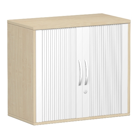 Geramöbel Anstell-Querrolladenschrank Schreibtischhöhe 3XX110 2OH abschließbar