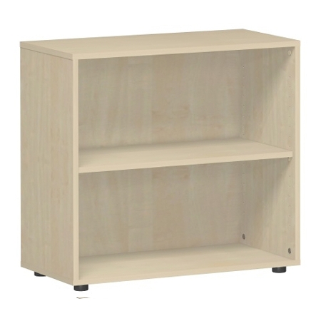 Geramöbel Regal 382001-W Flex Regal 2OH mit Standfüßen (BxTxH) 80 x 40 x 75,2cm Weiß