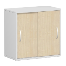 Geramöbel 382501 Schiebetürenschrank 2OH nicht abschließbar (HxBxT) 752x800x400mm Buche/Buche