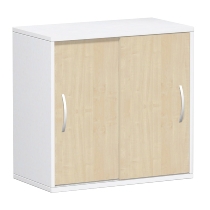 Geramöbel 382501 Schiebetürenschrank 2OH nicht abschließbar (HxBxT) 752x800x400mm Buche/Buche
