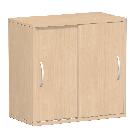 Geramöbel 382501 Schiebetürenschrank 2OH nicht abschließbar (HxBxT) 752x800x400mm Buche/Buche