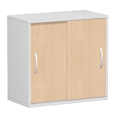Geramöbel 382501 Schiebetürenschrank 2OH nicht abschließbar (HxBxT) 752x800x400mm Buche/Buche