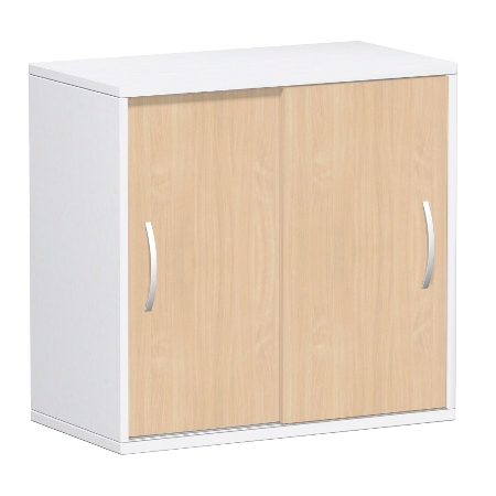 Geramöbel 382501 Schiebetürenschrank 2OH nicht abschließbar (HxBxT) 752x800x400mm Buche/Buche