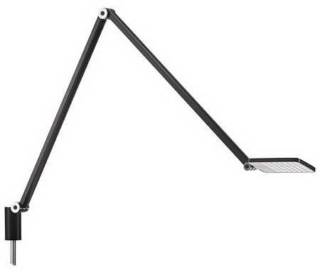 Novus 730+1208 Schreibtischlampe Attenzia Task Schwarz mit Dorn (Ø13 mm)
