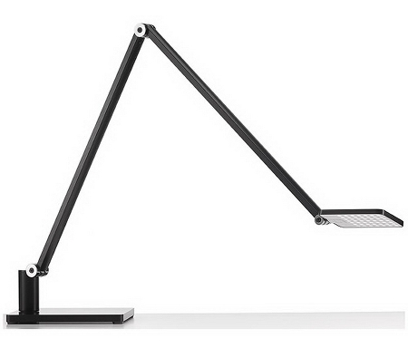 Novus 730+1298 Schreibtischleuchte Attenzia Task Schwarz mit Tisch-Standfuß