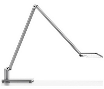 Novus 730+1299 Schreibtischleuchte Attenzia Task Silber mit Tisch-Standfuß