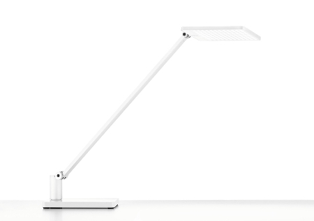 Novus 740+2191 Attenzia complette 4000K Schreibtischleuchte mit Standfuß Weiß