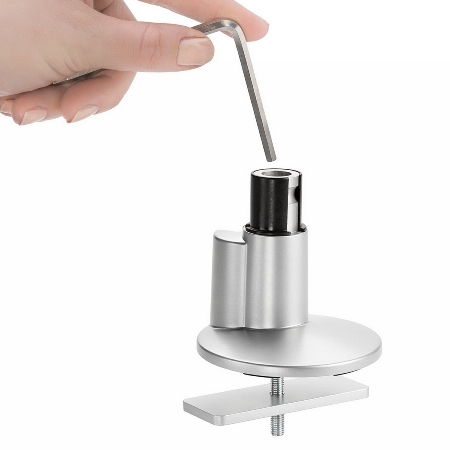 Novus 898+0011 Clu Tischbefestigung 3-in-1  Weiß