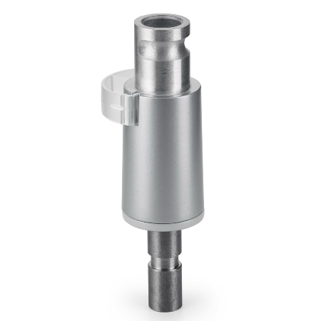 Novus 898+0039+000 Clu Dornadapter mit Ø16 mm Zapfen Silber