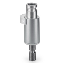Novus 898+0039+000 Clu Dornadapter mit Ø16 mm Zapfen Silber
