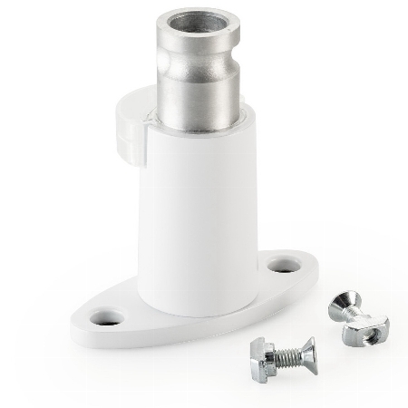Novus 898+0061 Clu Systemschienenbefestigung Weiss